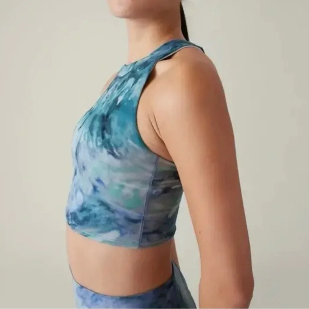 NWT Athleta Conscious Crop Tie Dye Bra
